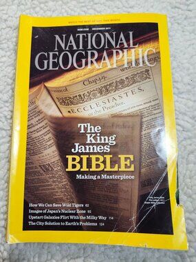 National Geographic Magazine Dec 2011 The King James Bible Feature Single Issue